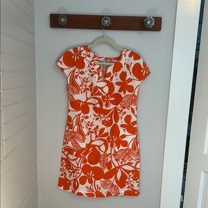 Orange Floral Boden Dress